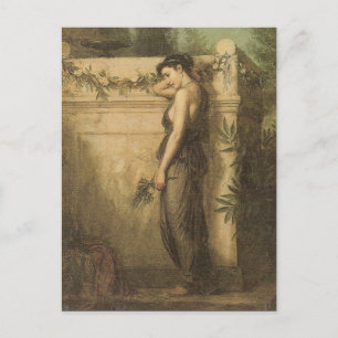 John William Waterhouse Gone But Not Forgotten Postcard
