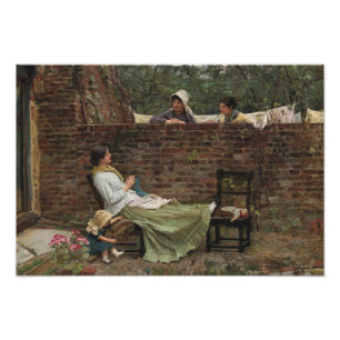 John William Waterhouse - Good Neighbours Photo Print