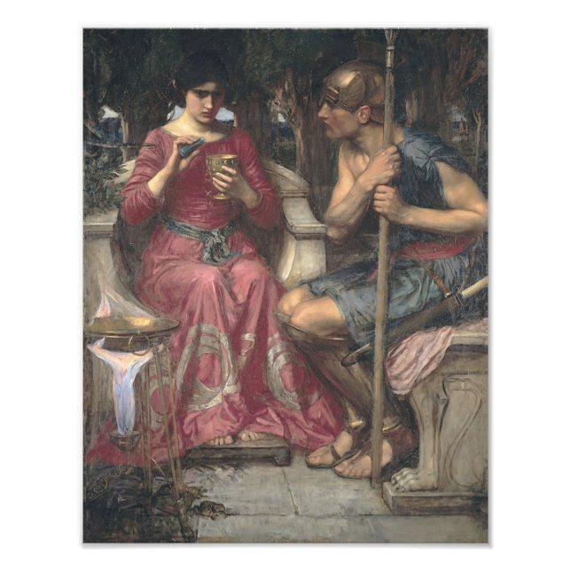 John William Waterhouse Jason and Medea" Print (Front)