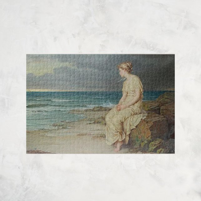 John William Waterhouse Miranda Painting Jigsaw Puzzle (Creator Uploaded)