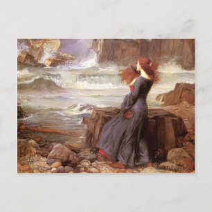 John William Waterhouse- Miranda Postcard