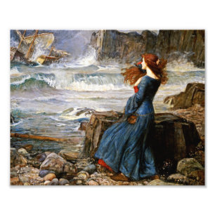 John William Waterhouse - Miranda - The Tempest Photo Print