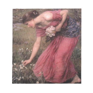 John William Waterhouse - Narcissus - Fine Art Notepad