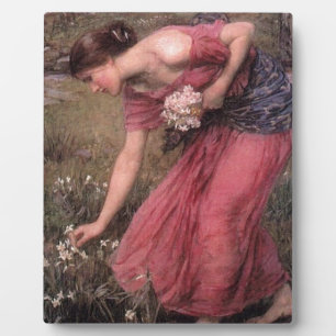 John William Waterhouse - Narcissus - Fine Art Plaque