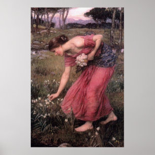John William Waterhouse - Narcissus - Fine Art Poster