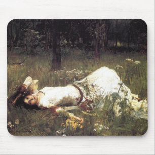 John William Waterhouse - Ophelia 1889 Mouse Pad