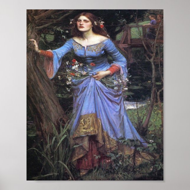 John William Waterhouse - Ophelia Poster (Front)