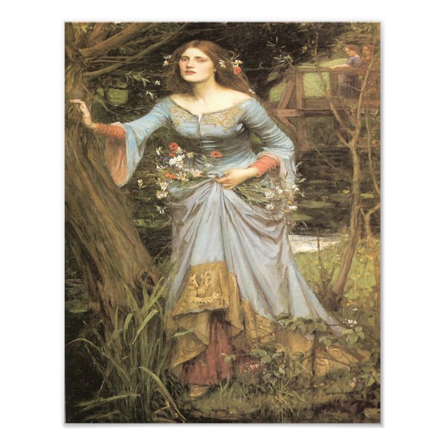 John William Waterhouse "Ophelia" Print (Front)