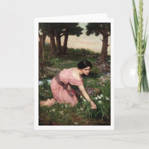 John William Waterhouse - Spring Spreads... Card