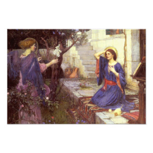 John William Waterhouse - The Annunciation Photo Print