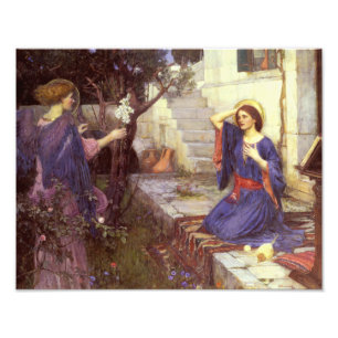 John William Waterhouse - The Annunciation Photo Print
