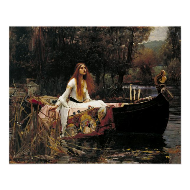 John William Waterhouse The Lady Of Shalott (1888) Poster (Front)