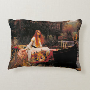 John William Waterhouse The Lady of Shalott Decorative Cushion