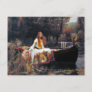 John William Waterhouse The Lady Of Shalott Postcard