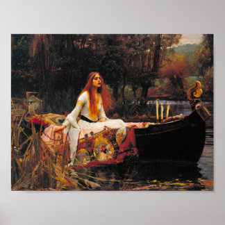 John William Waterhouse - The Lady Of Shalott Poster