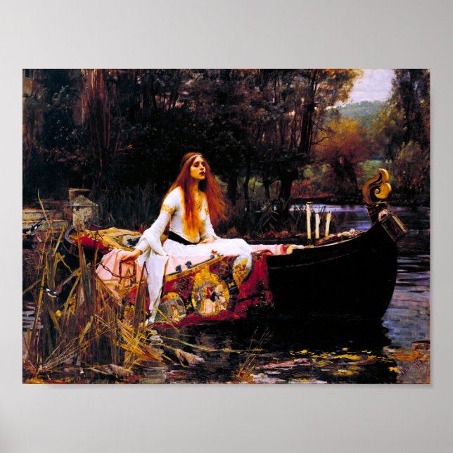 John William Waterhouse: The Lady of Shalott Poster (Front)