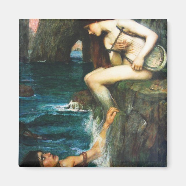 John William Waterhouse The Siren Magnet (Front)