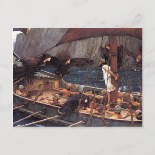 John William Waterhouse- Ulysses and the Sirens Postcard