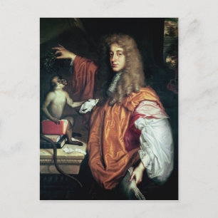 John Wilmot 2nd Earl of Rochester, c.1675 Postcard