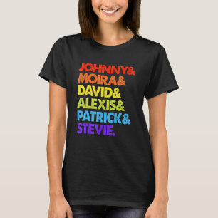 Johnny And Moira And David And Alexis T-Shirt