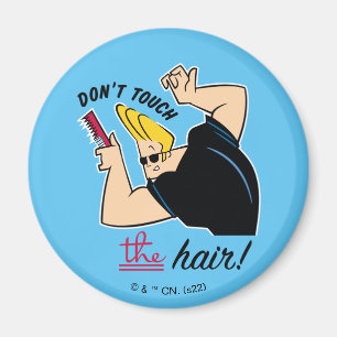 Johnny Bravo Comb - Don't Touch The Hair! Magnet