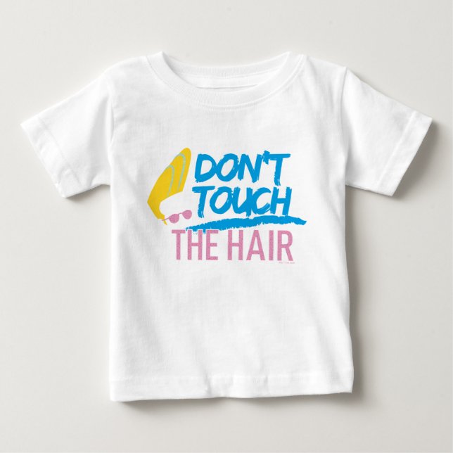 Johnny Bravo - Don't Touch The Hair Graphic Baby T-Shirt (Front)