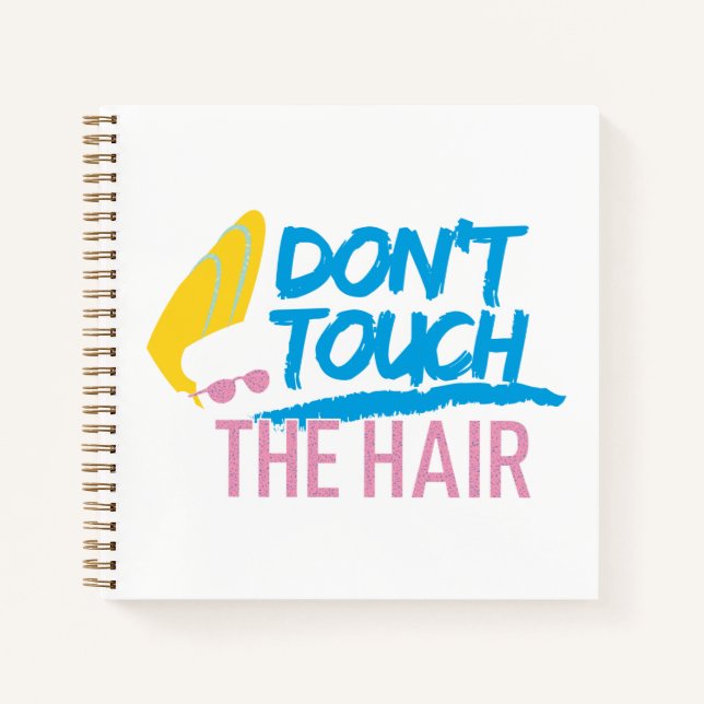 Johnny Bravo - Don't Touch The Hair Graphic Notebook (Front)