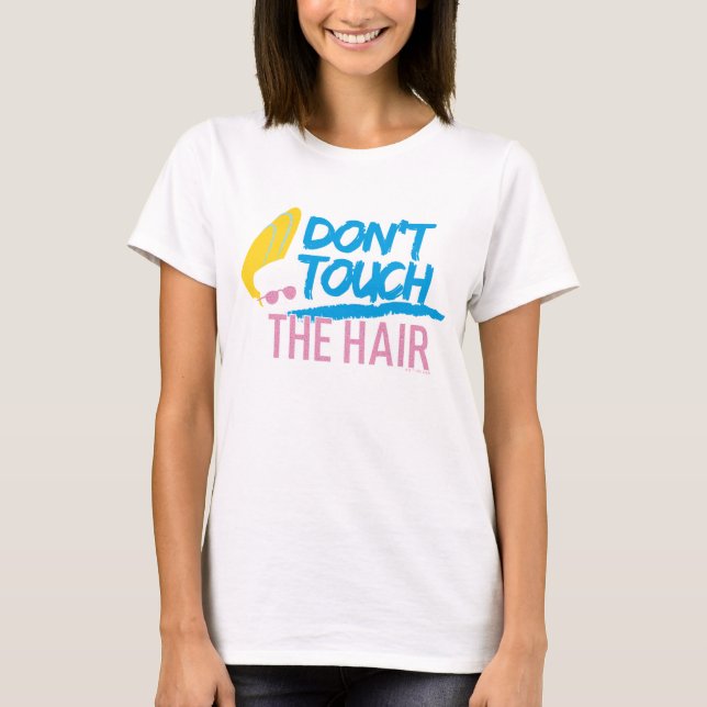 Johnny Bravo - Don't Touch The Hair Graphic T-Shirt (Front)