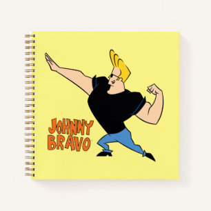 Johnny Bravo Flexing Notebook