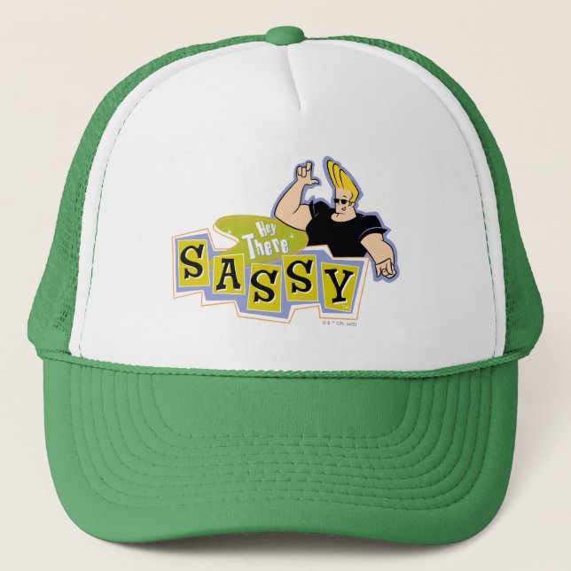 Johnny Bravo - Hey There Sassy Trucker Hat (Front)