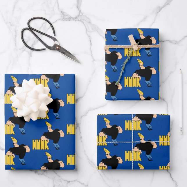 Johnny Bravo - Hunk Wrapping Paper Sheet (Front)