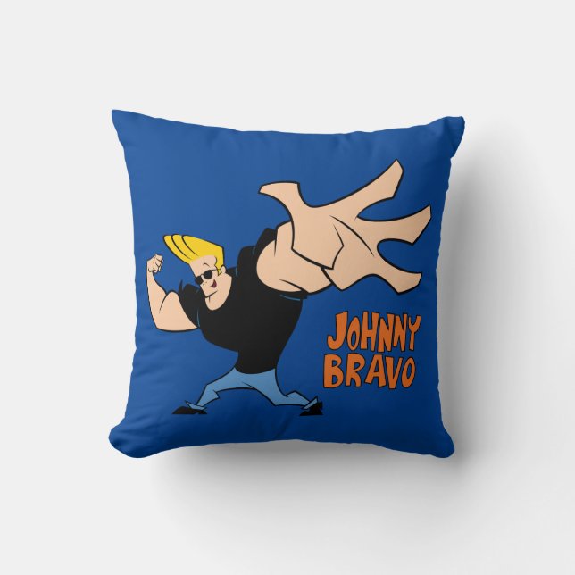Johnny Bravo Iconic Pose Cushion (Front)