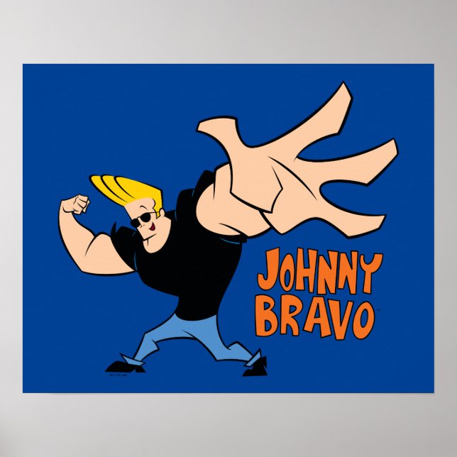 Johnny Bravo Iconic Pose Poster (Front)