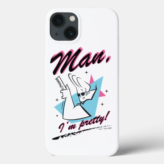 Johnny Bravo - Man I'm Pretty Retro Graphic Case-Mate iPhone Case (Back)