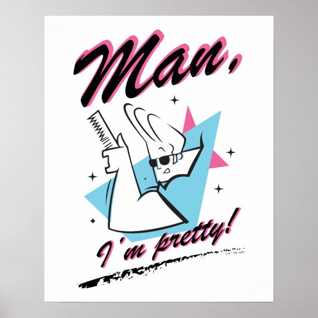 Johnny Bravo - Man I'm Pretty Retro Graphic Poster (Front)