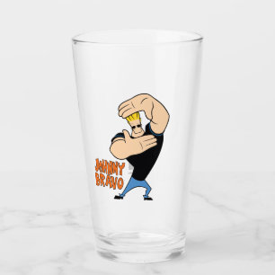 Johnny Bravo Picture Frame Pose Glass