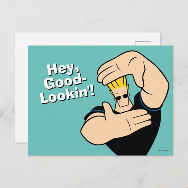 Johnny Bravo Picture Frame Pose Postcard (Front/Back)