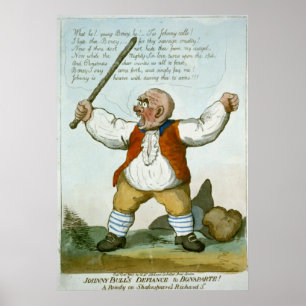 Johnny Bull's defiance to Bonaparte! Poster