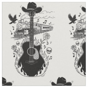 Johnny Cash Fabric