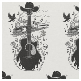 Johnny Cash Fabric