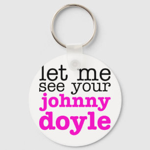 Johnny Doyle Pink Key Ring