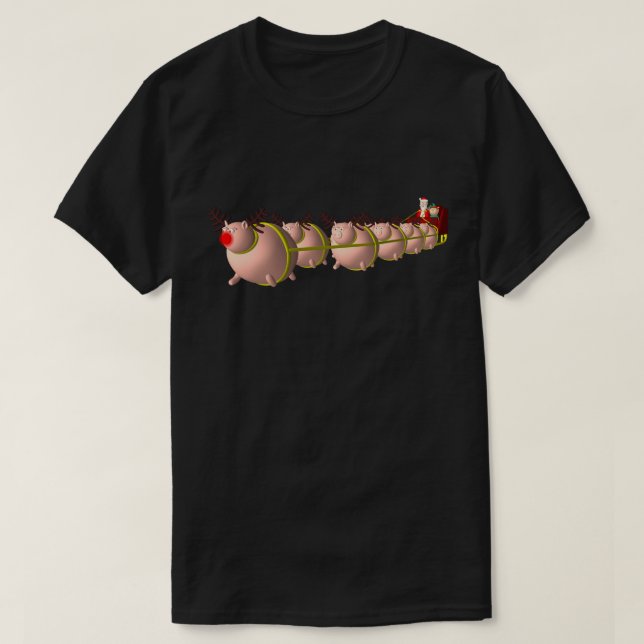 Johnny & Papa Sleigh T-shirt (Design Front)