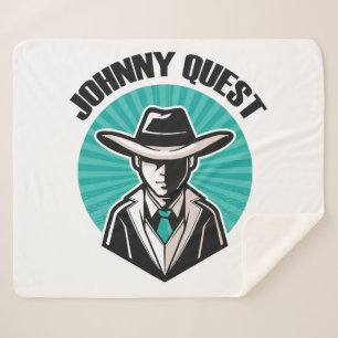 Johnny Quest Sherpa Blanket