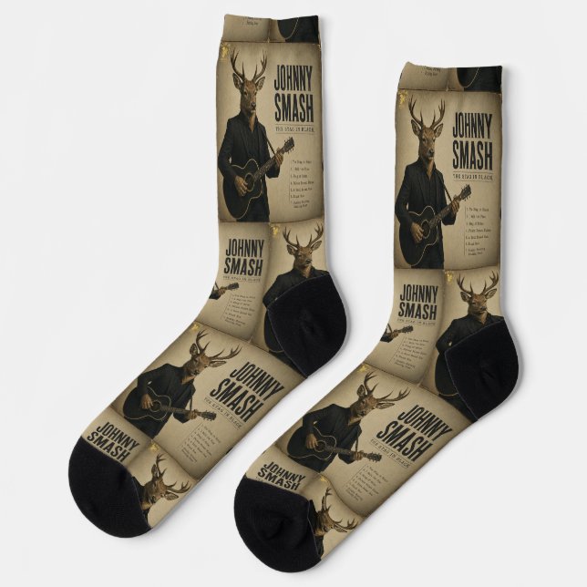 Johnny Smash Album: a Parody Socks (Left)