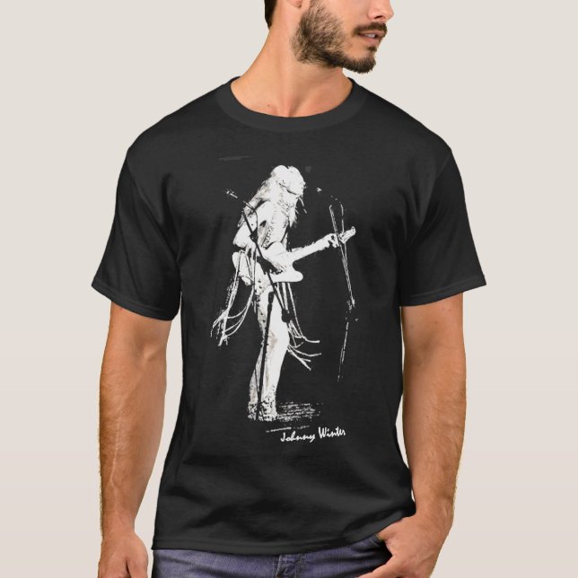 Johnny Winter Classic T-Shirt (Front)