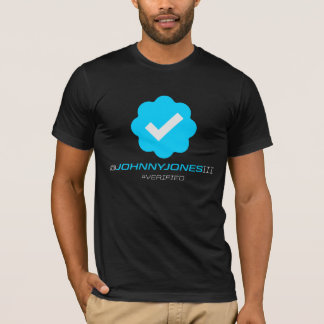 @JohnnyJonesIII - Verified - Black T-Shirt