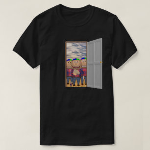 Johnny's Friends at Door T-shirt