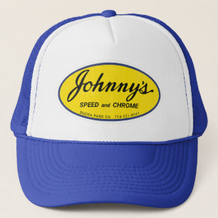Johnny's Speed and Chrome vintage Trucker Hat
