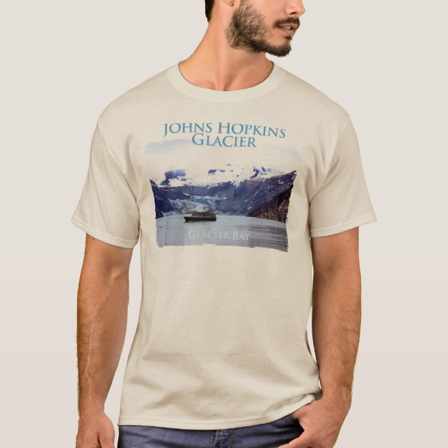 Johns Hopkins Glacier Basic Long Sleeve T-Shirt (Front)