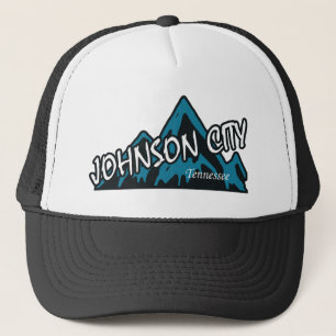 Johnson City Tennessee Mountains Trucker Hat